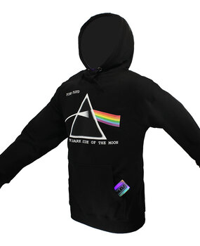 Band Merchandise Pink Floyd Dark Side Of The Moon Pullover Hoodie Band Merchandise Pink Floyd Dark Side Of The Moon Pullover Hoodie