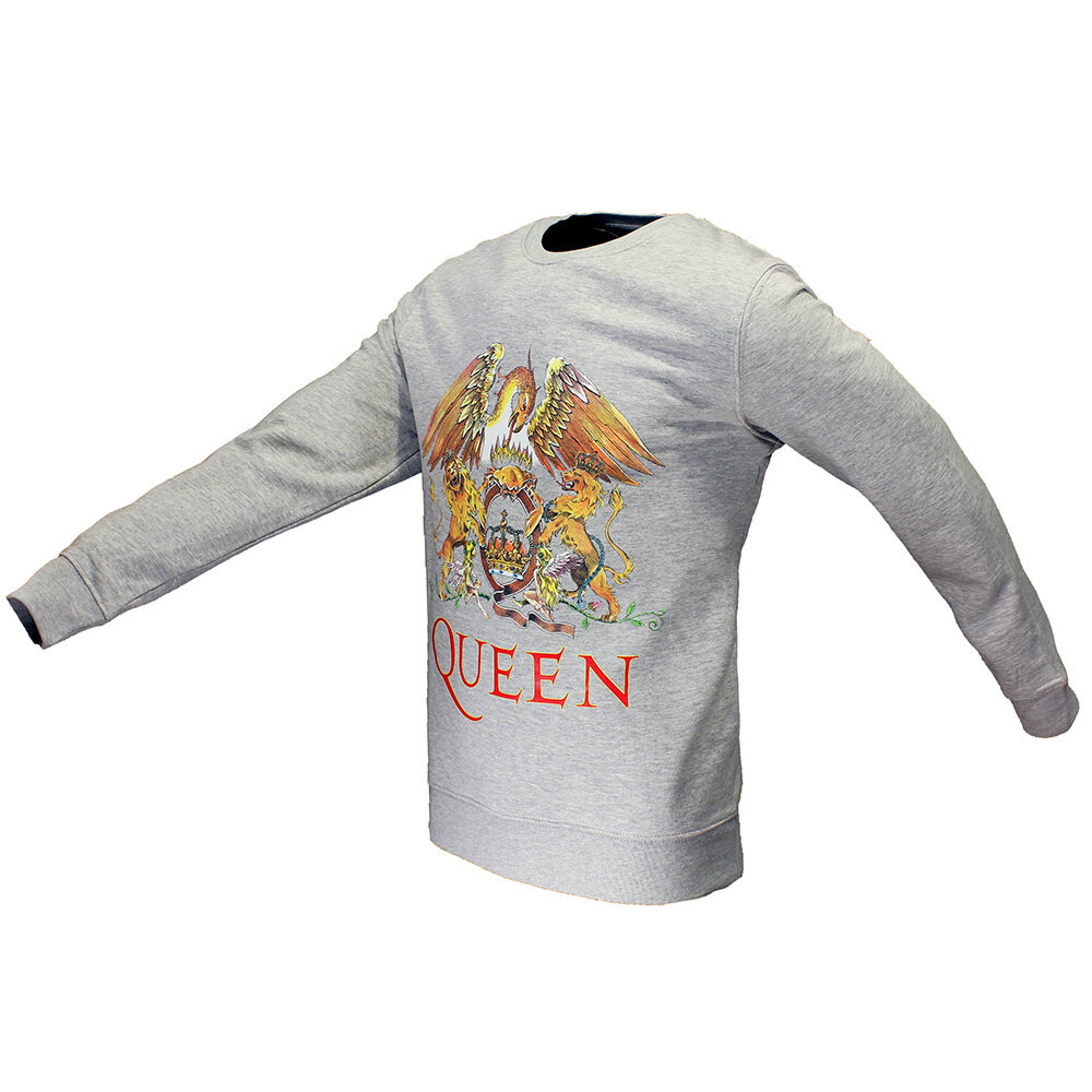 Band Merchandise Queen Massive Crest Logo Sweatshirt Trui - Officiële Merchandise Band Merchandise Queen Massive Crest Logo Sweatshirt Trui - Officiële Merchandise