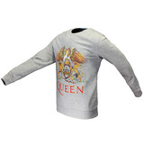 Band Merchandise Queen Massives Wappen-Logo-Sweatshirt Band Merchandise Queen Massives Wappen-Logo-Sweatshirt