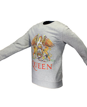 Band Merchandise Queen Massive Crest Logo Sweatshirt Trui Band Merchandise Queen Massive Crest Logo Sweatshirt Trui