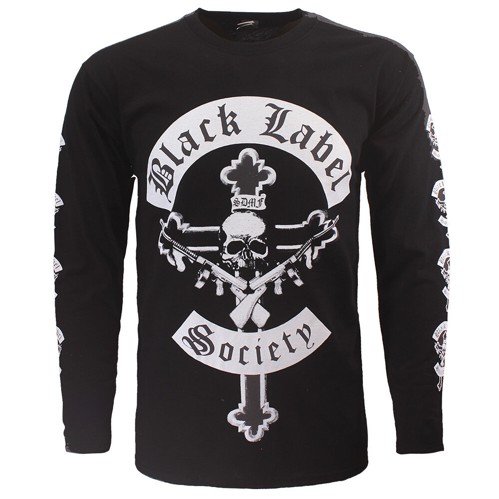 Band Merchandise Black Label Society Mafia Langarm-T-Shirt – Offizielles Merchandise Band Merchandise Black Label Society Mafia Langarm-T-Shirt – Offizielles Merchandise