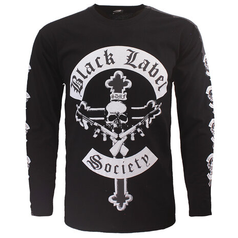 Band Merchandise Black Label Society Mafia Langarm-T-Shirt – Offizielles Merchandise Band Merchandise Black Label Society Mafia Langarm-T-Shirt – Offizielles Merchandise