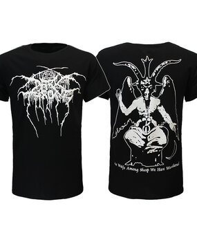 Band Merchandise Darkthrone Baphomet As Wolfs Among Sheeps T-Shirt Band Merchandise Darkthrone Baphomet As Wolfs Among Sheeps T-Shirt