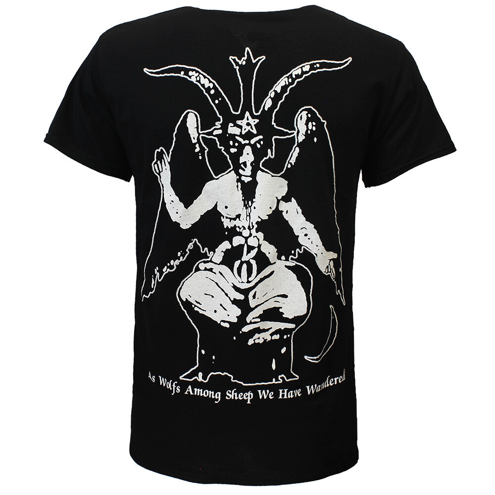 Band Merchandise Darkthrone Baphomet As Wolfs Among Sheeps T-Shirt - Official Merchandise Band Merchandise Darkthrone Baphomet As Wolfs Among Sheeps T-Shirt - Official Merchandise