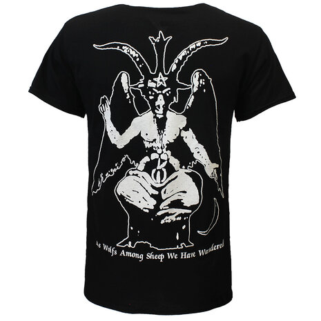 Band Merchandise Darkthrone Baphomet As Wolfs Among Sheeps T-Shirt - Official Merchandise Band Merchandise Darkthrone Baphomet As Wolfs Among Sheeps T-Shirt - Official Merchandise