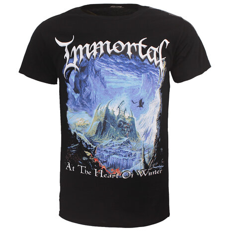 Band Merchandise Immortal T-Shirt mit dem Album „At the Heart of Winter“ – Offizielles Merchandise Band Merchandise Immortal T-Shirt mit dem Album „At the Heart of Winter“ – Offizielles Merchandise