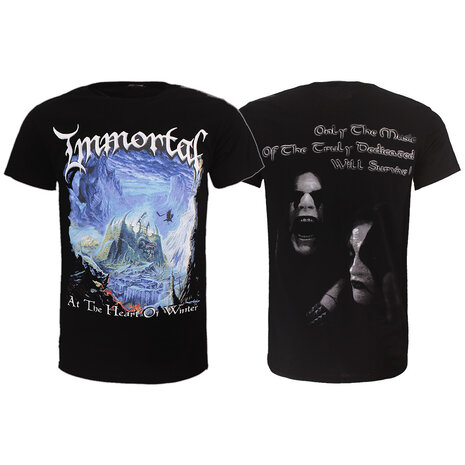 Band Merchandise Immortal At the Heart of Winter Album T-Shirt - Official Merchandise