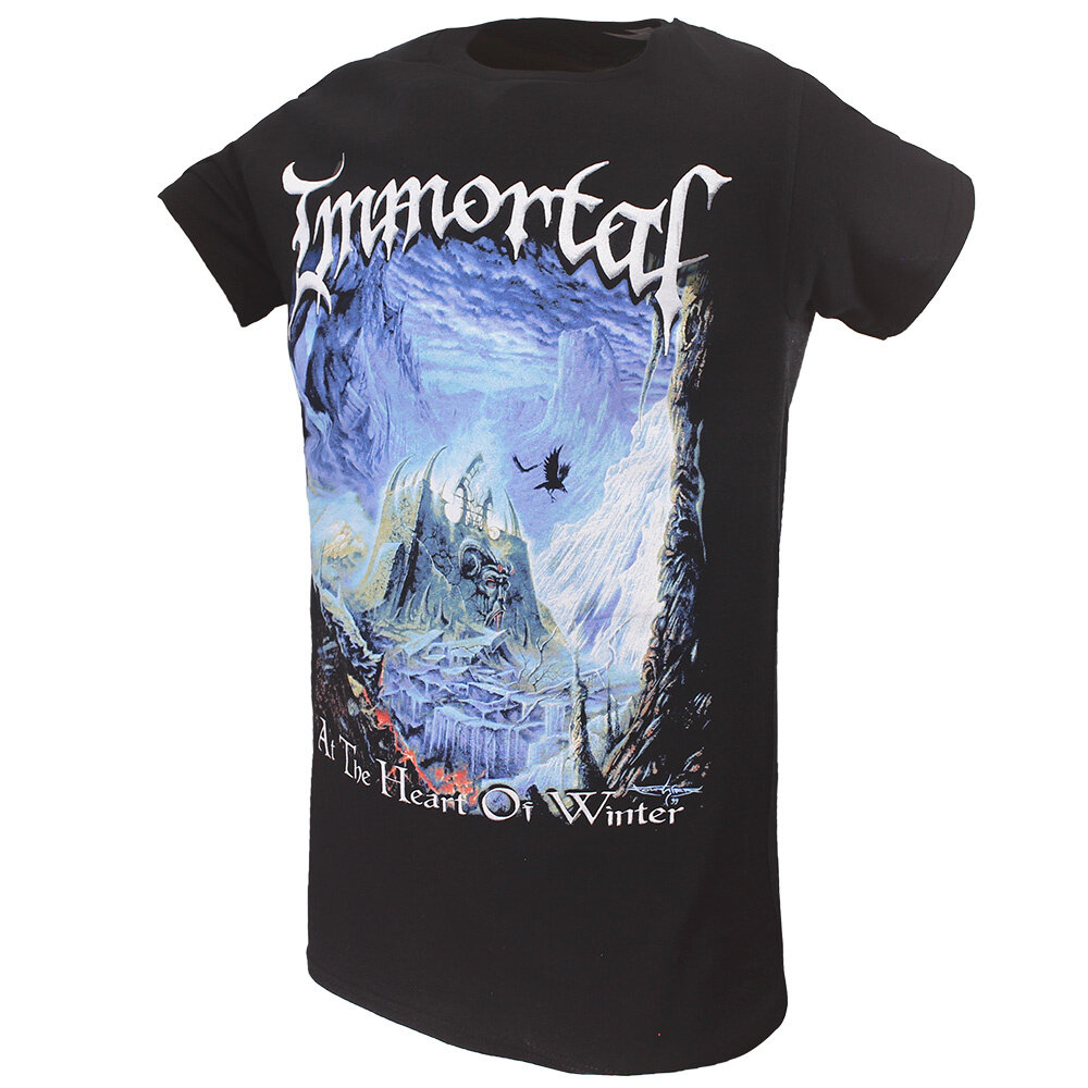 Band Merchandise Immortal T-Shirt mit dem Album „At the Heart of Winter“ – Offizielles Merchandise Band Merchandise Immortal T-Shirt mit dem Album „At the Heart of Winter“ – Offizielles Merchandise