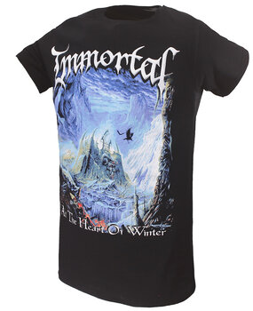 Band Merchandise Immortal T-Shirt mit dem Album „At the Heart of Winter“ Band Merchandise Immortal T-Shirt mit dem Album „At the Heart of Winter“