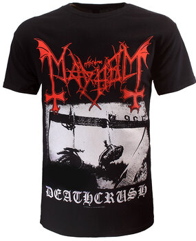 Band Merchandise Mayhem Deathcrush Album T-Shirt Band Merchandise Mayhem Deathcrush Album T-Shirt