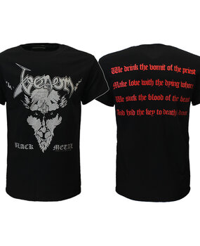 Band Merchandise Venom Black Metal Album T-Shirt Band Merchandise Venom Black Metal Album T-Shirt