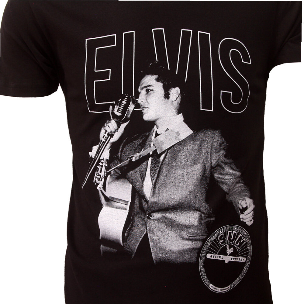 Band Merchandise Elvis Presley Performing Live T-Shirt - Official Merchandise Band Merchandise Elvis Presley Performing Live T-Shirt - Official Merchandise
