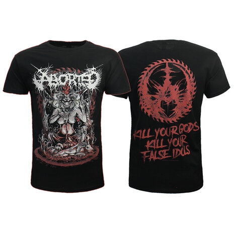 Band Merchandise Aborted Baphomet T-Shirt - Official Merchandise