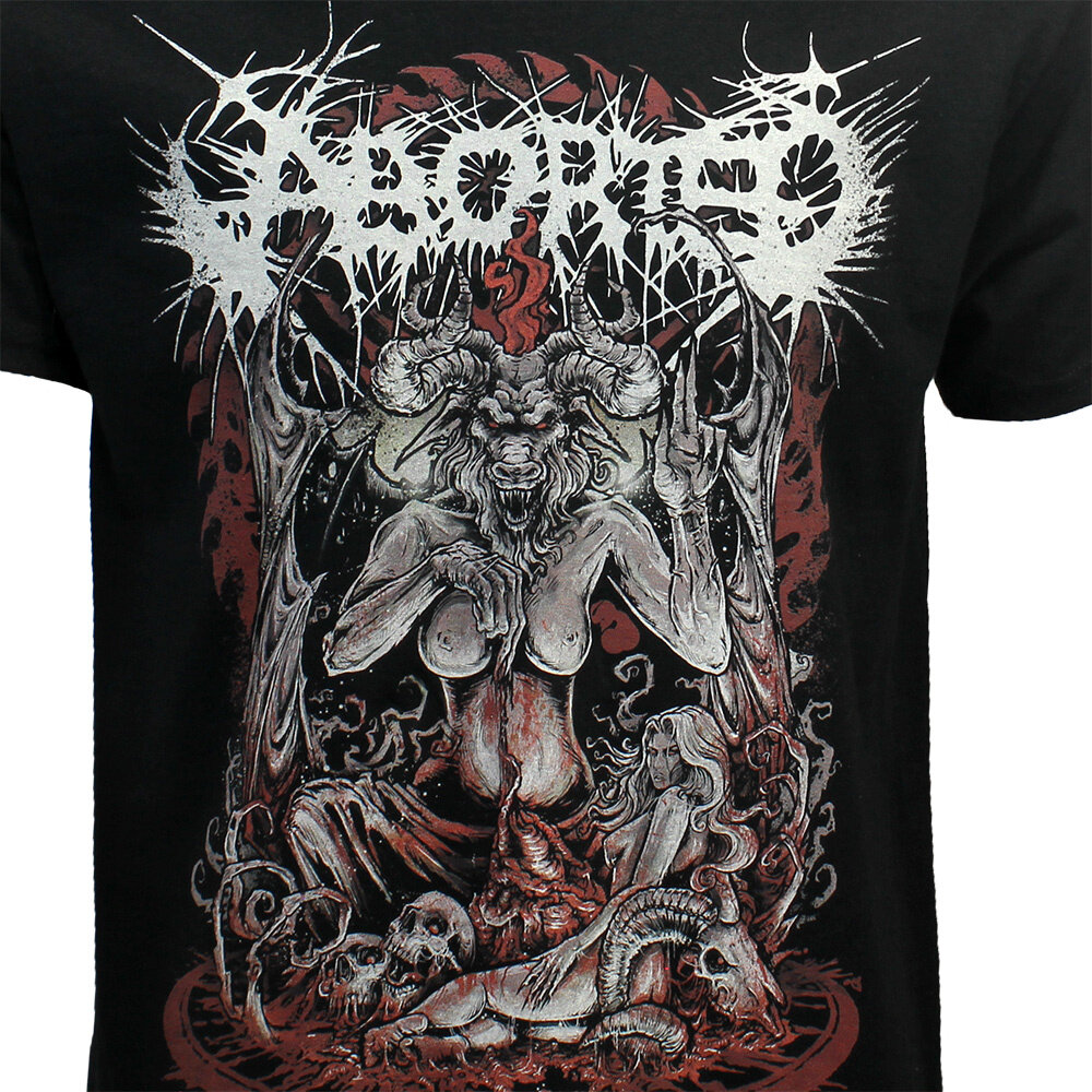 Band Merchandise Aborted Baphomet T-Shirt - Offizielles Merchandise Band Merchandise Aborted Baphomet T-Shirt - Offizielles Merchandise