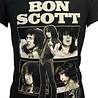 Band Merchandise Bon Scott Fotocollage T-Shirt – Offizielles Merchandise Band Merchandise Bon Scott Fotocollage T-Shirt – Offizielles Merchandise