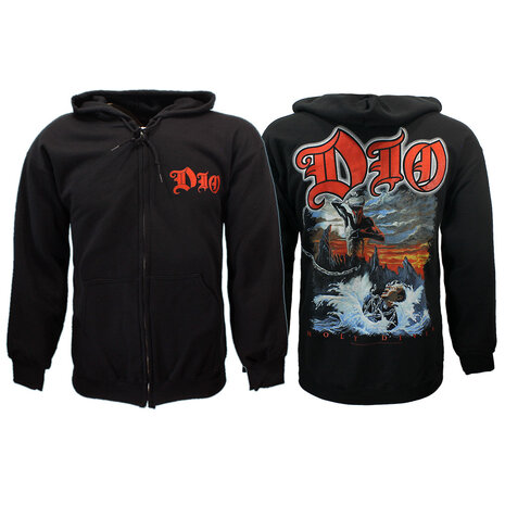 Band Merchandise Dio Holy Diver Album Zipper Hoodie Vest - Official Merchandise Band Merchandise Dio Holy Diver Album Zipper Hoodie Vest - Official Merchandise
