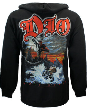Band Merchandise Dio Holy Diver Album Reißverschluss Hoodie Weste Band Merchandise Dio Holy Diver Album Reißverschluss Hoodie Weste