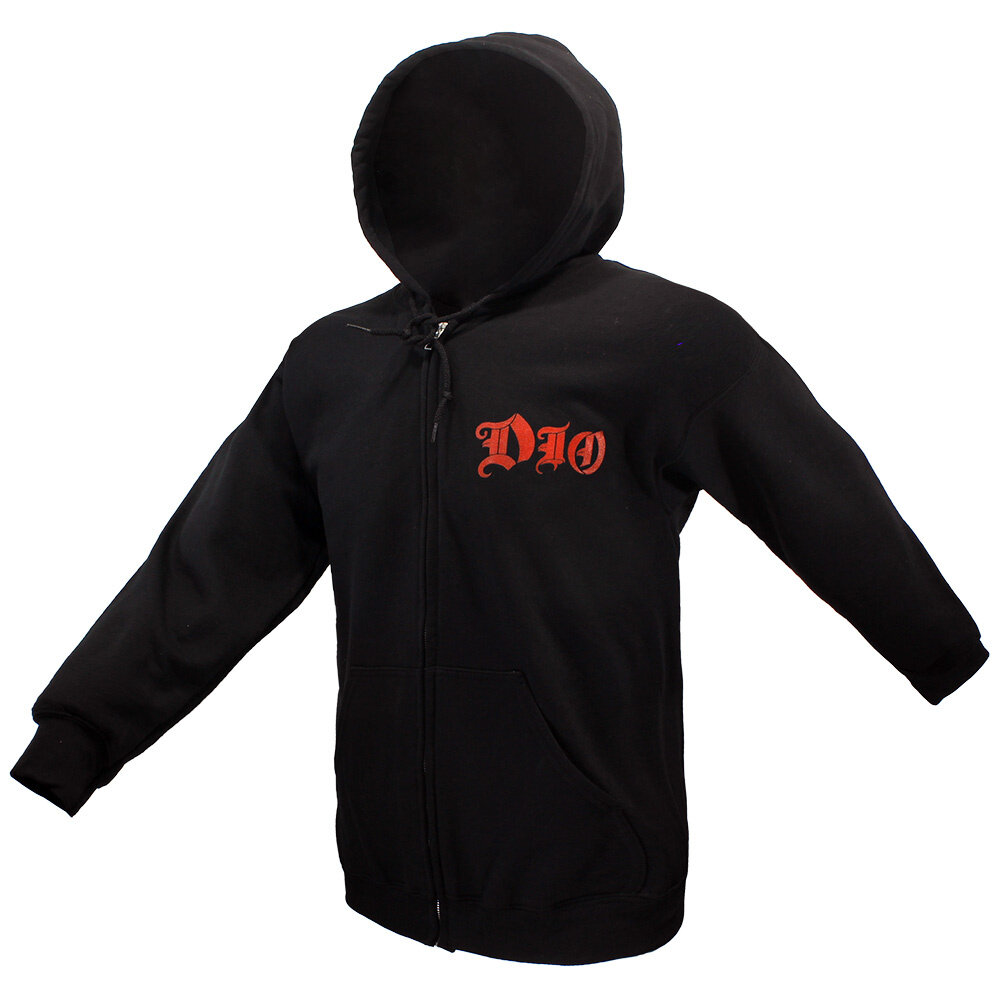 Band Merchandise Dio Holy Diver Album Zipper Hoodie Vest - Official Merchandise Band Merchandise Dio Holy Diver Album Zipper Hoodie Vest - Official Merchandise