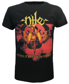Band Merchandise Nile T-Shirt mit dem Album „Annihilation of the Wicked“ Band Merchandise Nile T-Shirt mit dem Album „Annihilation of the Wicked“