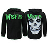 Band Merchandise Misfits Jarek Skull Zipper Hoodie Vest - Officiële Merchandise Band Merchandise Misfits Jarek Skull Zipper Hoodie Vest - Officiële Merchandise