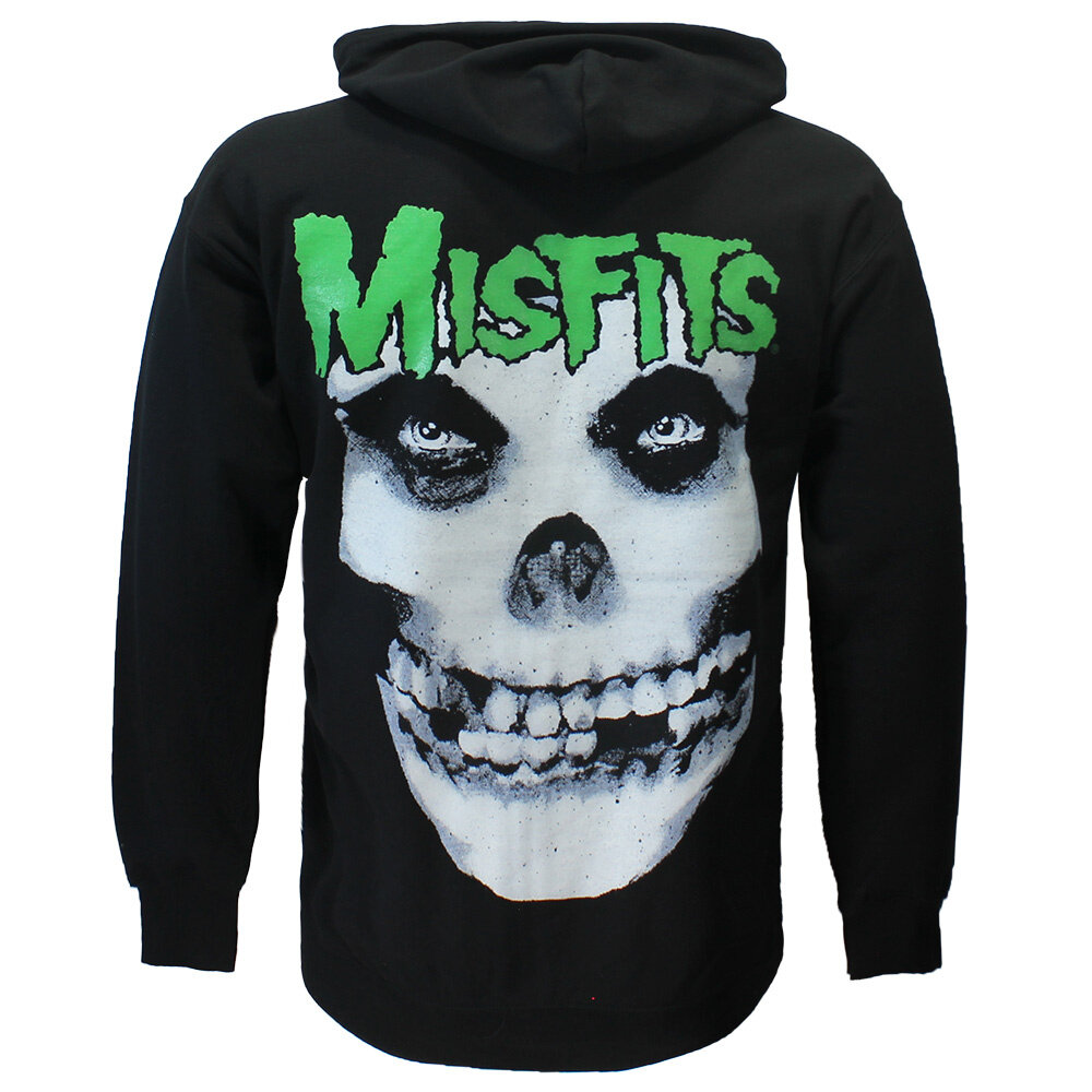 Band Merchandise Misfits Jarek Skull Zipper Hoodie Vest - Officiële Merchandise Band Merchandise Misfits Jarek Skull Zipper Hoodie Vest - Officiële Merchandise