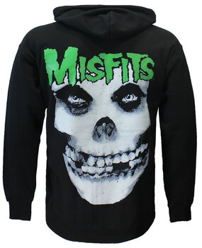 Band Merchandise Misfits Jarek Totenkopf Reißverschluss Kapuzenweste Band Merchandise Misfits Jarek Totenkopf Reißverschluss Kapuzenweste
