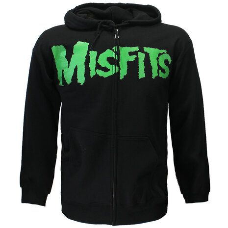 Band Merchandise Misfits Jarek Skull Zipper Hoodie Vest - Officiële Merchandise Band Merchandise Misfits Jarek Skull Zipper Hoodie Vest - Officiële Merchandise