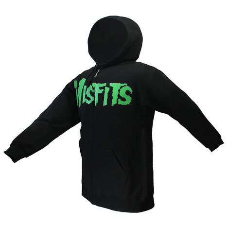 Band Merchandise Misfits Jarek Skull Zipper Hoodie Vest - Officiële Merchandise Band Merchandise Misfits Jarek Skull Zipper Hoodie Vest - Officiële Merchandise