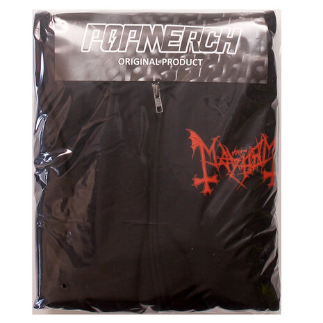 Band Merchandise Mayhem Deathcrush Album Reißverschluss-Kapuzenweste – Offizielles Merchandise Band Merchandise Mayhem Deathcrush Album Reißverschluss-Kapuzenweste – Offizielles Merchandise