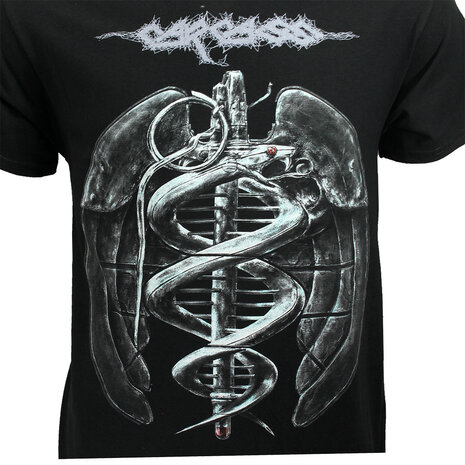Band Merchandise Carcass Snake Grenade T-Shirt – Offizielles Merchandise