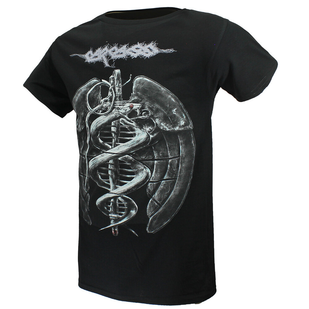 Band Merchandise Carcass Snake Grenade T-Shirt – Offizielles Merchandise Band Merchandise Carcass Snake Grenade T-Shirt – Offizielles Merchandise