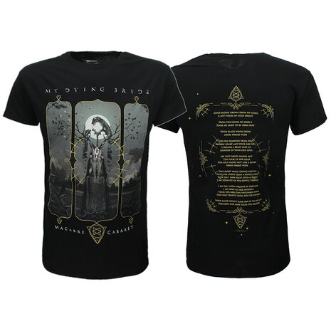 Band Merchandise My Dying Bride Macabre Cabaret Album T-Shirt - Official Merchandise Band Merchandise My Dying Bride Macabre Cabaret Album T-Shirt - Official Merchandise