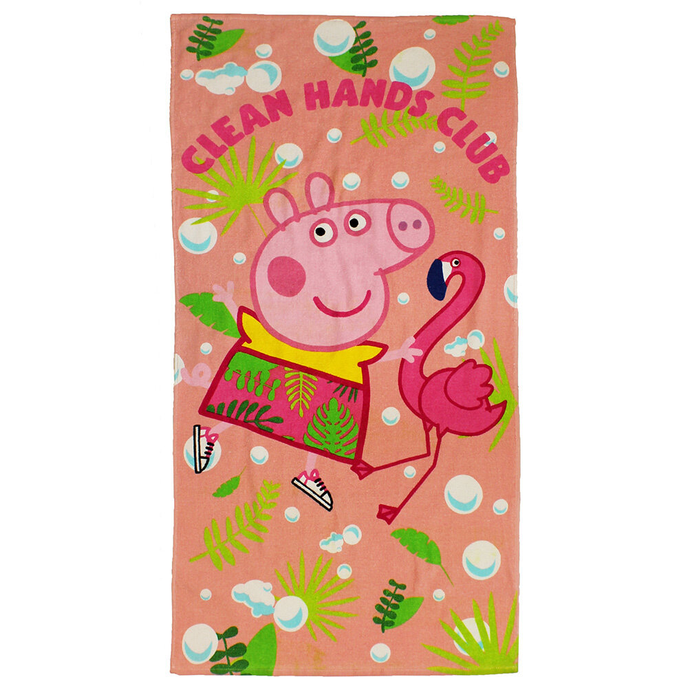 Serviette Peppa Pig Officielle Pour Enfants - 140x70 Cm, 100% Coton Doux - Parfaite Pour Bain, Plage, Piscine Serviette Enfant Peppa Pig Officielle