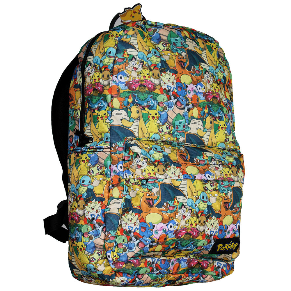Pokémon Pokémon Characters  All over Print Large Backpack - Official Merchandise