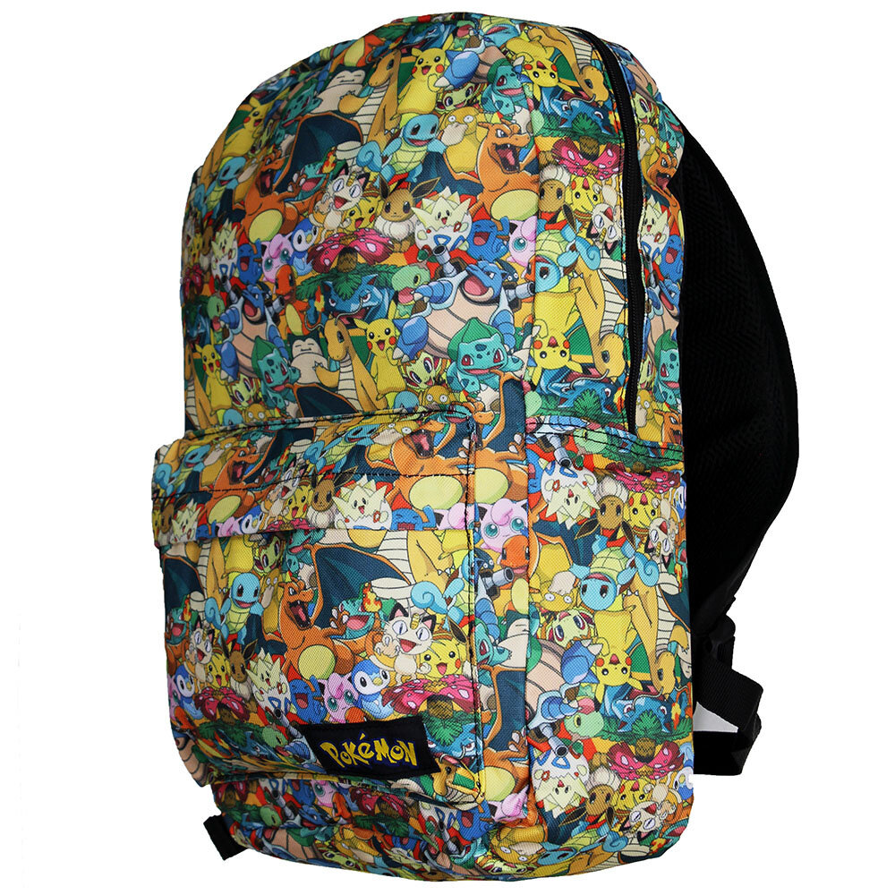 Pokémon Pokémon Characters  All over Print Large Backpack - Official Merchandise