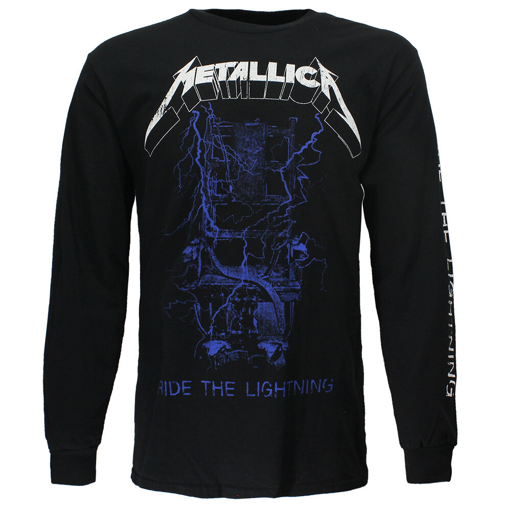 Band Merchandise Metallica Fade To Black Langarm-T-Shirt – Offizielles Merchandise-Produkt
