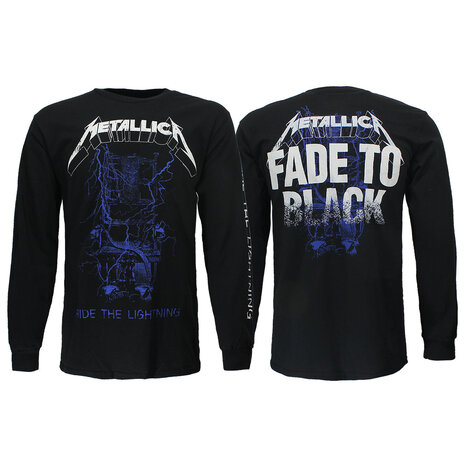 Band Merchandise Metallica Fade To Black Longsleeve T-Shirt - Official Merchandise Band Merchandise Metallica Fade To Black Longsleeve T-Shirt - Official Merchandise