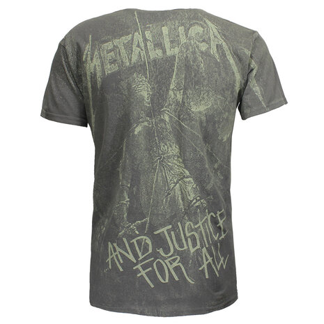 Band Merchandise Metallica And Justice For All Neon All Over Print T-Shirt - Officiële Merchandise Band Merchandise Metallica And Justice For All Neon All Over Print T-Shirt - Officiële Merchandise