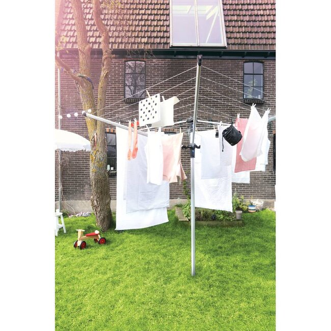 Brabantia Brabantia Droogmolen Lift-O-Matic Advance - 50m - incl. grondanker, beschermhoes en wasknijpertasje