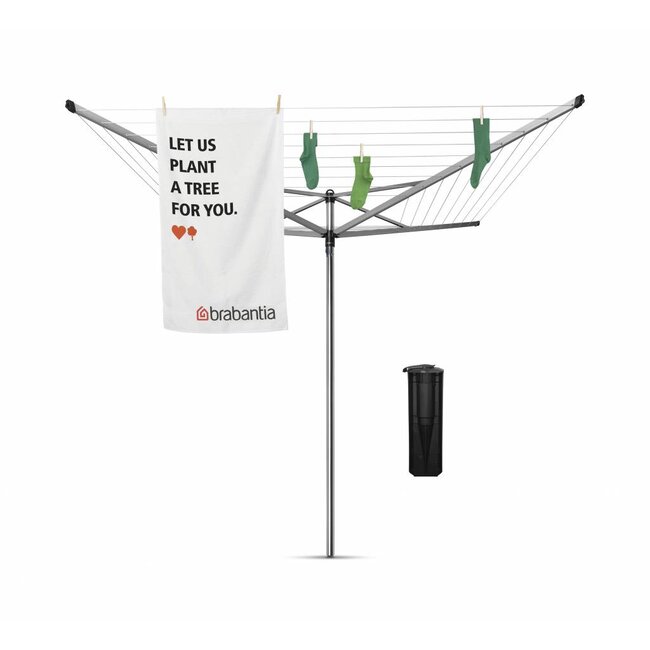 Brabantia Brabantia Droogmolen Topspinner - incl.  metalen grondanker - 50m