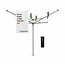 Brabantia Brabantia Droogmolen Topspinner - incl.  metalen grondanker - 50m