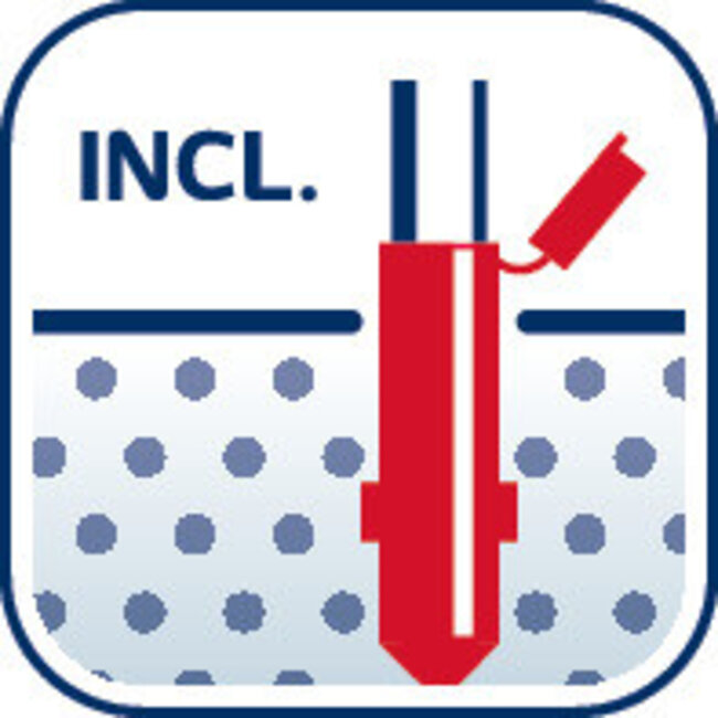 Leifheit Droogmolen Linolift 500 - incl. betonanker en beschermhoes - 50m