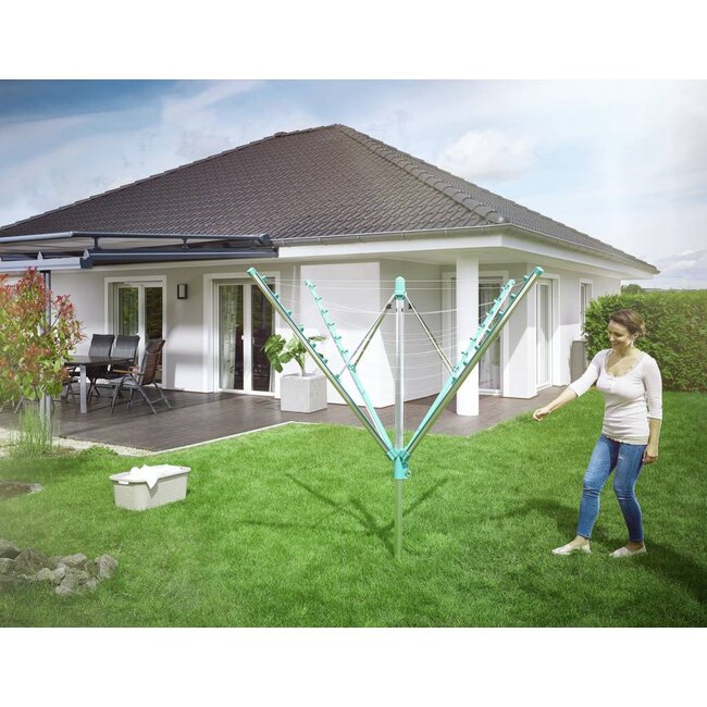 Leifheit Droogmolen Linomatic 400 - incl. betonanker - 40m