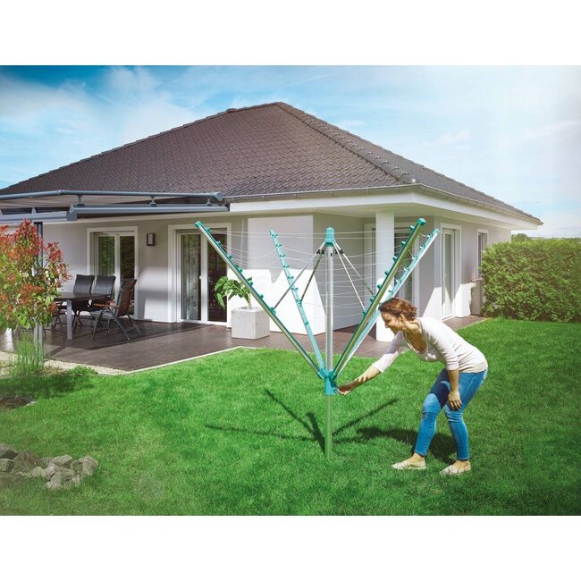 Leifheit Droogmolen Linomatic 400 - incl. betonanker - 40m