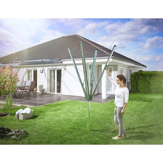 Leifheit Droogmolen Linomatic 500 Plus - incl. betonanker - 50m