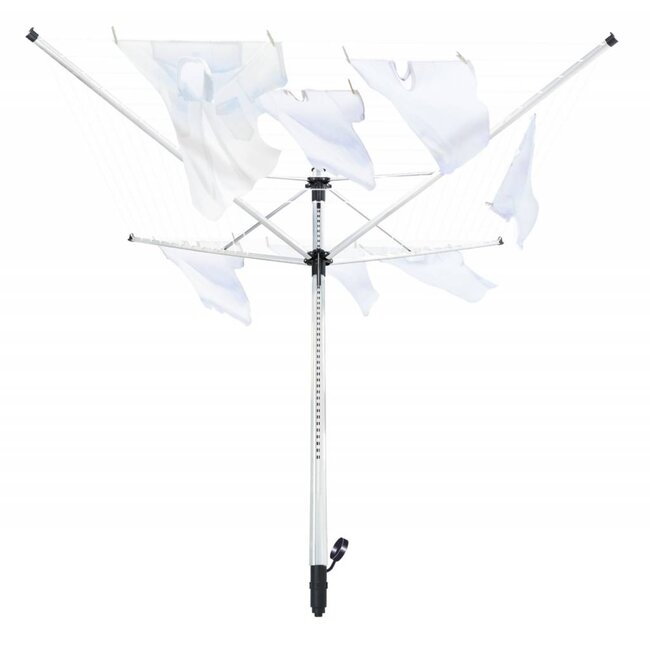 Leifheit Droogmolen Linolift 600 Quickstart - incl. grondanker en beschermhoes - 60m