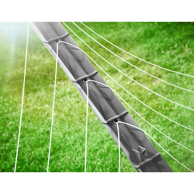 Leifheit Droogmolen Linomatic 600 Plus - incl. betonanker - Antraciet - 60m