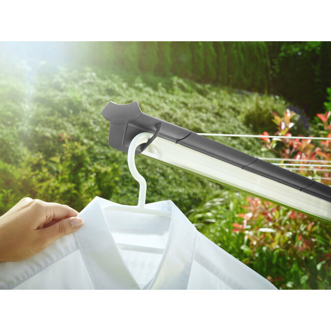 Leifheit Droogmolen Linomatic 600 Plus - incl. betonanker - Antraciet - 60m