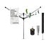 Brabantia Brabantia Droogmolen Lift-O-Matic Advance - 50m - incl. grondanker, beschermhoes en wasknijpertasje