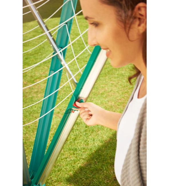 Leifheit Droogmolen Linomatic 500 Deluxe - incl. betonanker - 50m